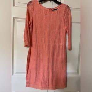 Sanctuary Coral Lace Dress size small